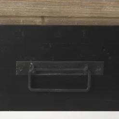 Console Tables-Kirkland's Home Distressed Farmhouse 3-Drawer Console Table