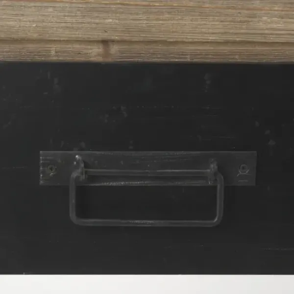 Console Tables-Kirkland's Home Distressed Farmhouse 3-Drawer Console Table