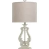Table Lamps-Kirkland's Home Distressed French Farmhouse Table Lamp White