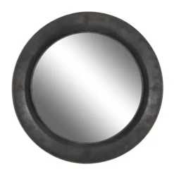 Framed Mirrors-Kirkland's Home Distressed Galvanized Curved Framed Mirror