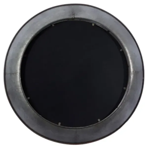 Framed Mirrors-Kirkland's Home Distressed Galvanized Curved Framed Mirror