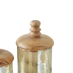 Decorative Bowls & Jars-Kirkland's Home Distressed Glass Pedestal Bowl Silver