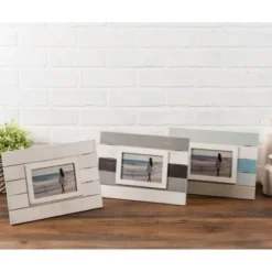 Picture Frames-Kirkland's Home Distressed Navy Farmhouse Frame, 8X10 Blue