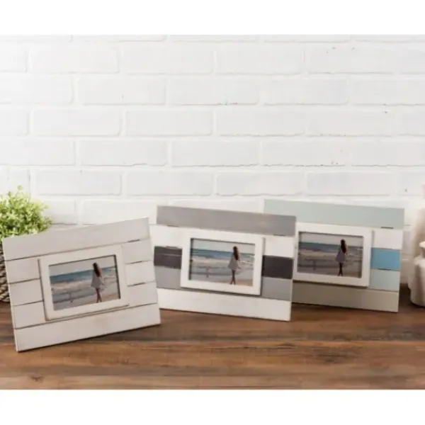 Picture Frames-Kirkland's Home Distressed Navy Farmhouse Frame, 8X10 Blue