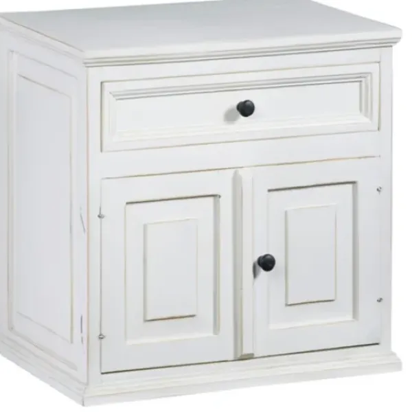 Nightstands-Kirkland's Home Distressed Nightstand White