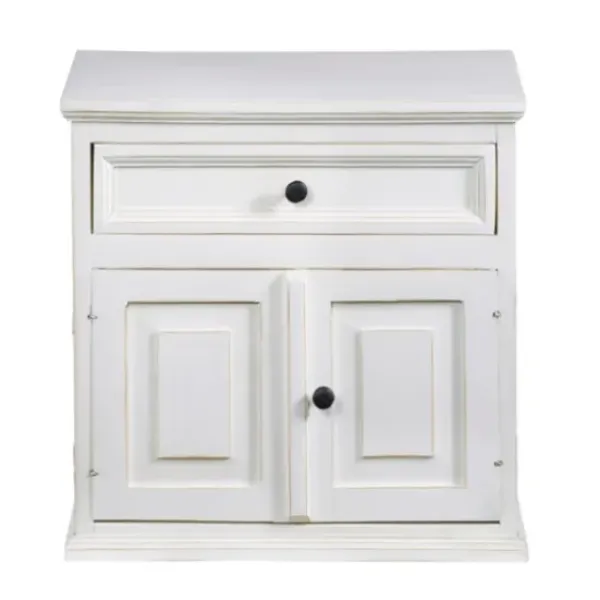 Nightstands-Kirkland's Home Distressed Nightstand White