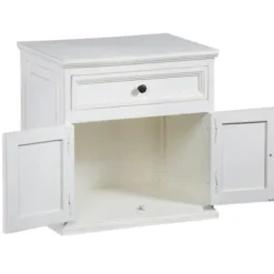 Nightstands-Kirkland's Home Distressed Nightstand White