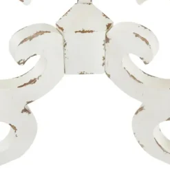 Accent & End Tables-Kirkland's Home Distressed Scrollwork Accent Table White