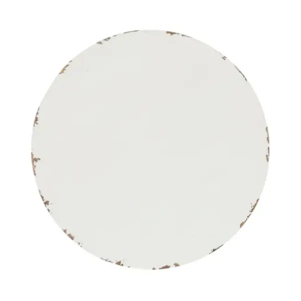 Accent & End Tables-Kirkland's Home Distressed Scrollwork Accent Table White