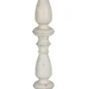 Floor Lamps-Kirkland's Home Distressed Square Base Floor Lamp White