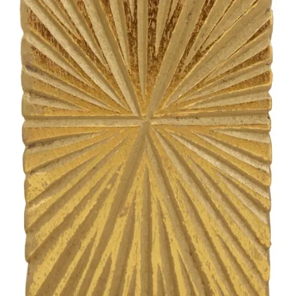 Candle Holders-Kirkland's Home Distressed Sunburst Candle Holders, Set Of 3 Gold