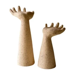 Statues & Figurines-Kirkland's Home Distressed Trio Farm Animals Figurine White