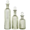 Vases-Kirkland's Home Distressed White And Beige Flat Vases, Set Of 2 Tan/White