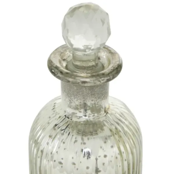 Vases-Kirkland's Home Distressed White And Beige Flat Vases, Set Of 2 Tan/White