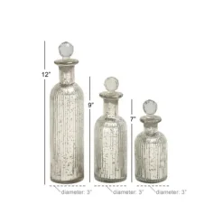 Vases-Kirkland's Home Distressed White And Beige Flat Vases, Set Of 2 Tan/White