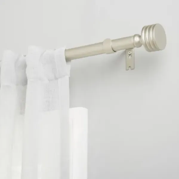 Curtain Rods & Hardware-Kirkland's Home Distressed White Napoleon Curtain Rod, 120 In.
