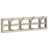 Hooks-Kirkland's Home Distressed White Wood And Metal Wall Hooks