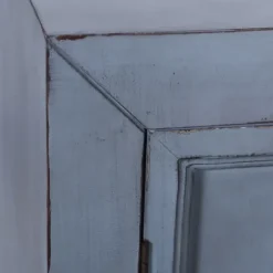 Cabinets & Sideboards-Kirkland's Home Distressed Wood 2-Door Cabinet Blue
