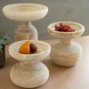 Decorative Bowls & Jars-Kirkland's Home Distressed Wooden 2-Tier Tray Brown