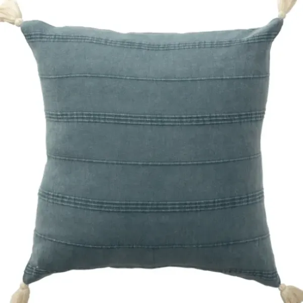 Pillows-Kirkland's Home Dobby Loomed Pillow Blue