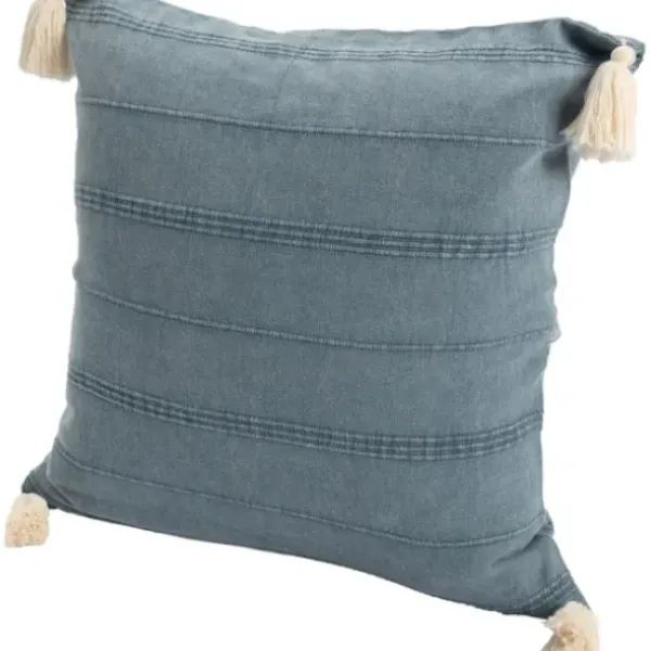 Pillows-Kirkland's Home Dobby Loomed Pillow Blue