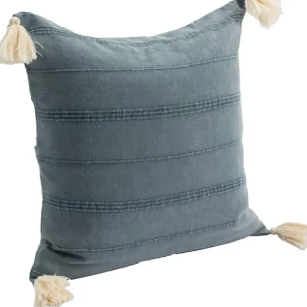 Pillows-Kirkland's Home Dobby Loomed Pillow Blue