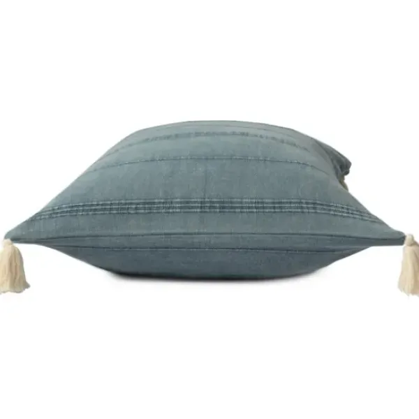 Pillows-Kirkland's Home Dobby Loomed Pillow Blue