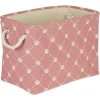 Baskets & Boxes-Kirkland's Home Dog Show Round Storage Bin, 15 In. Gray