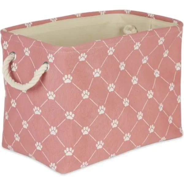 Baskets & Boxes-Kirkland's Home Dog Show Round Storage Bin, 15 In. Gray