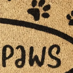 Doormats-Kirkland's Home Dogs Welcome People Tolerated Doormat Tan/Brown
