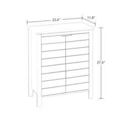 Bathroom Furniture-Kirkland's Home 2-Door Floor Cabinet Gray
