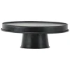 Decorative Trays-Kirkland's Home Dotted Shell Round Wooden Tray Black/Gray/Brown
