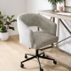 Office Furniture-Kirkland's Home Dotty Office Chair Gray