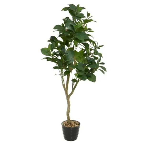 Trees & Topiaries-Kirkland's Home Douban Green In Ribbed Rock Planter