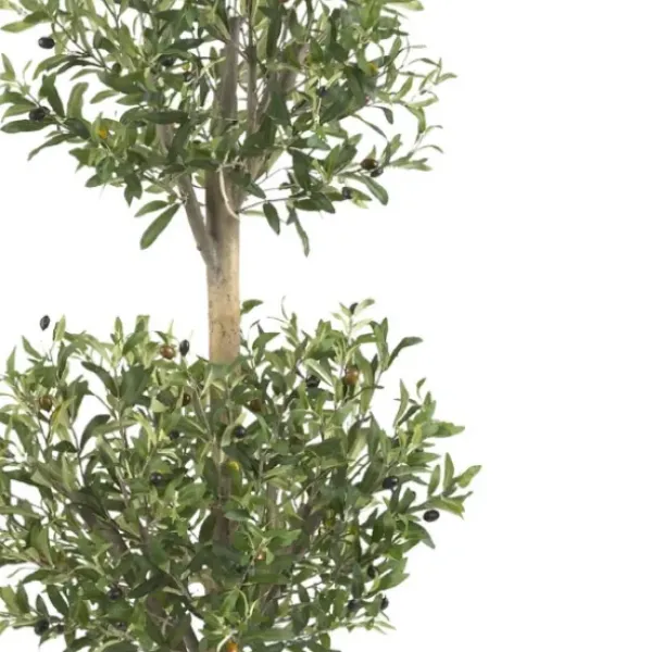 Trees & Topiaries-Kirkland's Home Double Ball Olive Tree Topiary
