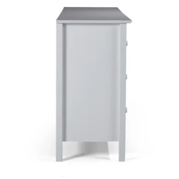 Dressers & Chests-Kirkland's Home Dove Brazilian Pine Wood Dresser Gray