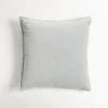 Pillows-Kirkland's Home Dove Velvet Riviera Throw Pillow Gray