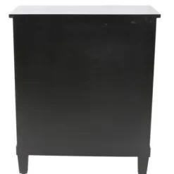 Accent & End Tables-Kirkland's Home 3-Drawer Wooden Accent Table Black