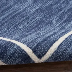 Outdoor Rugs-Kirkland's Home Draya Indoor/Outdoor Area Rug, 5X7 Blue