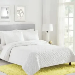 Bedspreads & Coverlets-Kirkland's Home Dream Weaver 3-Pc. Queen Coverlet Set White