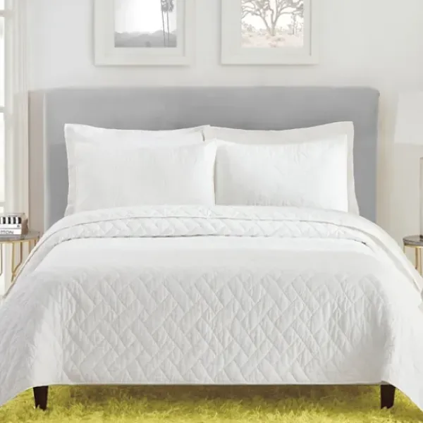 Bedspreads & Coverlets-Kirkland's Home Dream Weaver 2-Pc. Twin Coverlet Set White