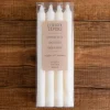 Candles-Kirkland's Home Dripless Taper Candles, Set Of 8 Ivory