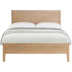 Beds & Headboards-Kirkland's Home Duke Driftwood Pine 4-Pc. Queen Bedroom Set Tan