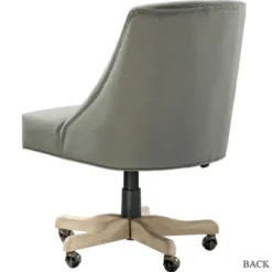 Office Furniture-Kirkland's Home Dylan Upholstered Office Chair Gray