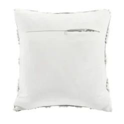 Pillows-Kirkland's Home Earl Gray Diamond Knot Tufted Throw Pillow Gray/White