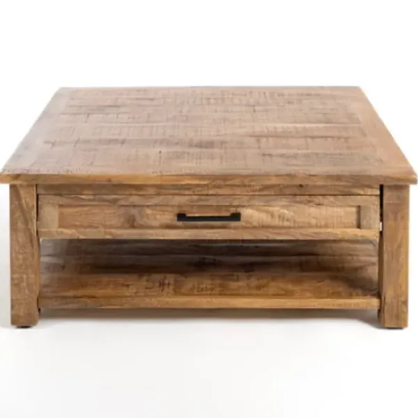 Coffee Tables-Kirkland's Home Easton Mango Wood Coffee Table Brown