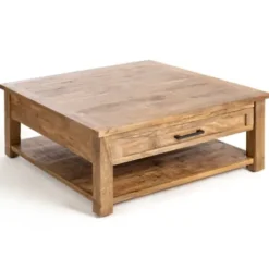 Coffee Tables-Kirkland's Home Easton Mango Wood Coffee Table Brown