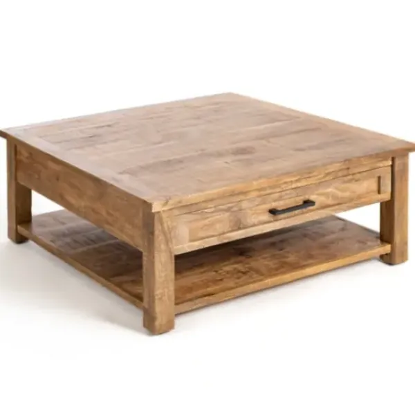 Coffee Tables-Kirkland's Home Easton Mango Wood Coffee Table Brown
