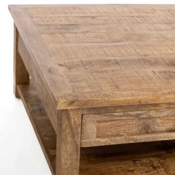 Coffee Tables-Kirkland's Home Easton Mango Wood Coffee Table Brown