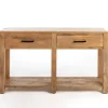 Console Tables-Kirkland's Home Easton Mango Wood Console Table Brown